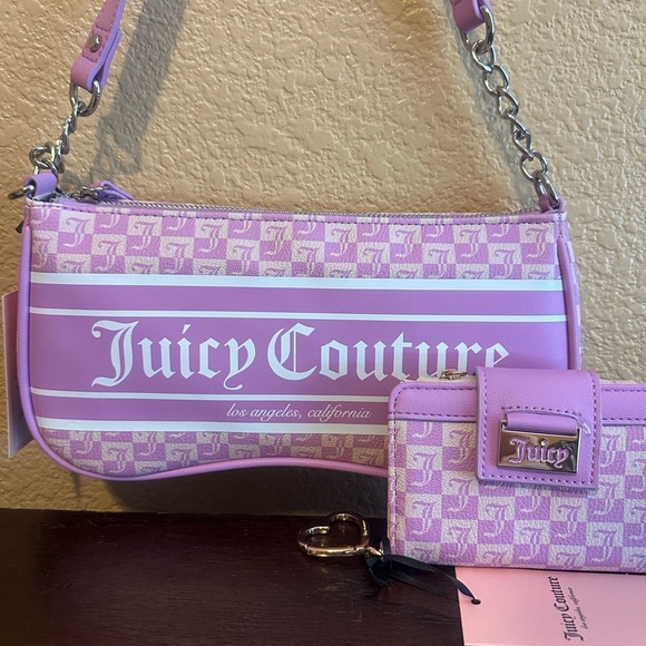 Juicy Couture Purple Shoulder Bag - Picture 2 of 3